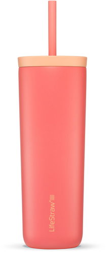 LifeStraw Go Steel Tumbler 0,5 l, apricot - Water Filter Bottle - Main image