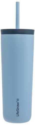 LifeStraw Go Steel Tumbler 0,5 l, Icelandic blue - Water Filter Bottle - Main image