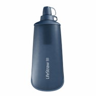 LifeStraw Peak Series foldable squeeze bottle 1 l, mountain blue - Water Filter Bottle