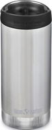 Klean Kanteen TKWide termoska w/Café Cap, brushed stainless, 355 ml - Termoska