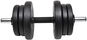 Lifefit Jednoruční činka 10,5 kg, vinyl-cement, 30mm tyč/6 × kotouč - Činka