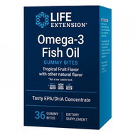 Life Extension Omega-3 Fish Oil Gummy Bites, 36 Gummies - Omega 3