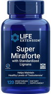 Life Extension Super Miraforte with Standardized Lignans, 120 capsules - Dietary Supplement