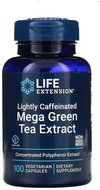 Life Extension Caffeinated Mega Green Tea Extract, 100 vegetable capsules - Herbal Extract