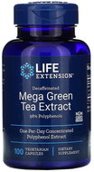 Life Extension Decaffeinated Mega Green Tea Extract, 100 herbal capsules - Herbal Extract