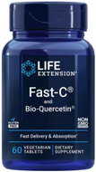 Life Extension Fast-C and Bio-Quercetin, vitamin C and quercetin, 60 tablets - Vitamin C
