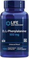 Life Extension, D, L-Phenylalanine, 500 mg, 100 vegan capsules - Amino Acids