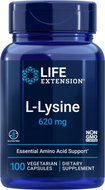 Life Extension L-Lysine 620 mg 100 capsules - Amino Acids