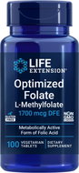 Life Extension Optimized Folate 1700 mcg DFE 100 tablet - Vitamin B