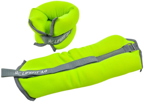 Lifefit Neoprene ankle or wrist weights S2 2 × 3.0 kg - Weight - Main image