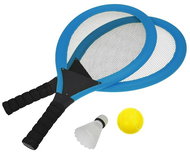 RULYT Set for lazy tennis - rackets, ball, basket blue - Soft Tennis