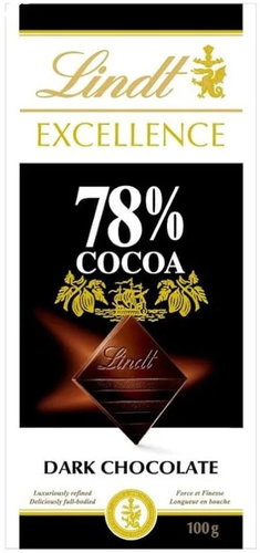Lindt Excellence Dark Chocolate 78% cocoa 100g - Chocolate - Main image