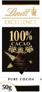 Lindt Excellence Dark Chocolate 100% Cacao 50g - Chocolate