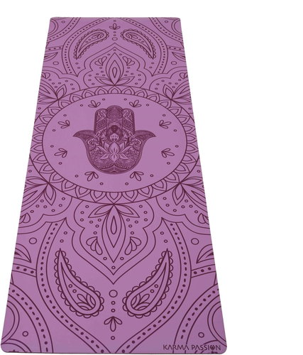 Yoga Mat Hamsa Lilac 5mm - Yoga Mat - Main image