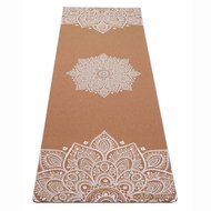 Cork Yoga Mat Mandala White 4mm - Yoga Mat