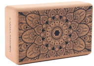 Cork block for yoga Mandala Boho - Yoga Block