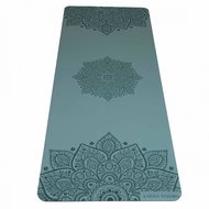 Karma Passion yoga mat Mandala Mustard Green 5 mm - Yoga Mat