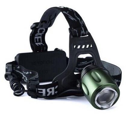 Leventi Rechargeable headlamp with CREE T6 LED zoom - Headlamp - Main image
