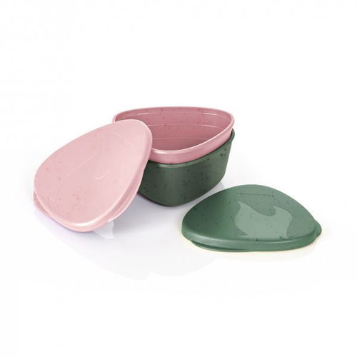 Light My Fire SnapBox O BIO 2-pack sandygreen/dustypink - Kempingové nádobí - Hlavní obrázek