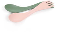 Příbor Light My Fire Spork little 2-pack sandygreen/dustypink - Příbor