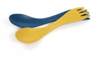 Příbor Light My Fire Spork little 2-pack mustyyellow/hazyblue - Příbor