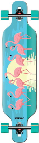 Madrid Drop-Thru 40" Flamingos - Longboard - Main image