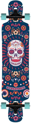 Hydroponic DT 3,0 39,25" Mexican Skull Navy - Longboard - Main image