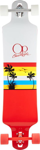 Ocean Pacific Double Drop Sunset 39" Red - Longboard - Main image
