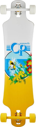 Ocean Pacific Double Drop 39" White - Longboard - Main image