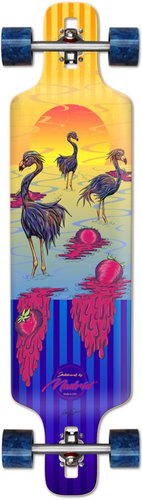 Madrid Flamingos 39" blue - Longboard - Main image