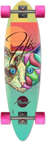 Madrid Felis Cat 36,25" Turquoise - Longboard - Main image