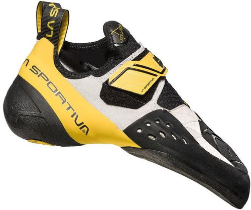 La Sportiva Solution white/yellow - 43 EU - Climbing Shoes - Main image