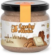 Lucky Alvin Mandle + biela čokoláda + škorica 330 g - Orechový krém
