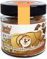 Lucky Alvin pro děti Arašídová pomazánka s mléčnou čokoládou 170 g - Nut Cream