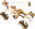 White Lorgnette Opera Glasses