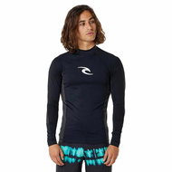 RIP CURL WAVES, dlouhý rukáv, černé - Lycra Clothing