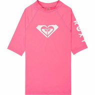 Roxy Lycrové triko dívčí kr. ruk. sangria růžové, 12 let - Lycra Clothing