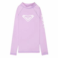 Roxy Lycrové triko dívčí dl. ruk. fialové 10 let - Lycra Clothing