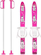 Master Baby Ski 70 cm, dětské plastové lyže růžové - Ski set