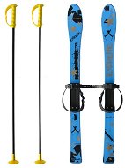 Master Baby Ski 90 cm, detské plastové lyže modré - Lyžiarska súprava