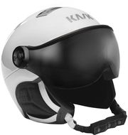 KASK Piuma R Chrome Visor, white/silver - Ski Helmet