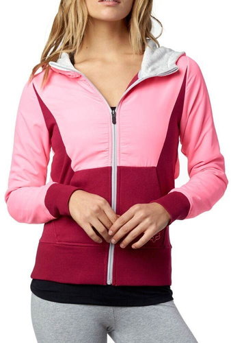 FOX deduction Zip HDY -S, Burgundy - Sweatshirt - Main image