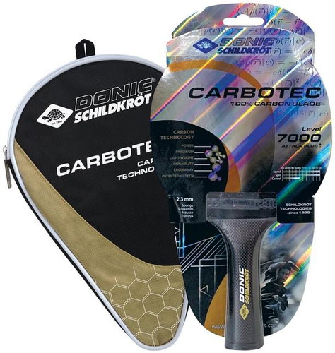 Donic CarboTec 7000 concave + packaging - Table Tennis Paddle - Main image