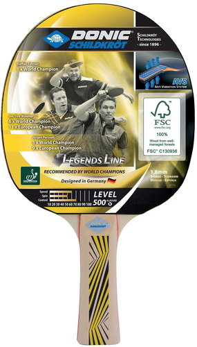 Donic Legends 500 - Table Tennis Paddle - Main image