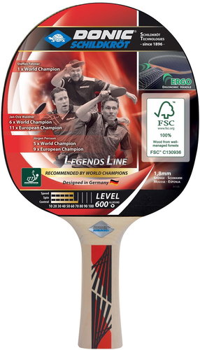 Donic Legends 600 - Table Tennis Paddle - Main image