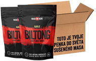 Maso Here hovězí biltong česnek 15 x 40 g - Sušené maso