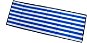 Malatec 10065 Skladacia rohož na kempovanie, pláž 191 × 67 × 1 cm modrobiela - Plážové lehátko