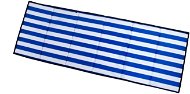 Malatec 10065 Skladacia rohož na kempovanie, pláž 205 × 70 × 2 cm modrobiela - Plážové lehátko