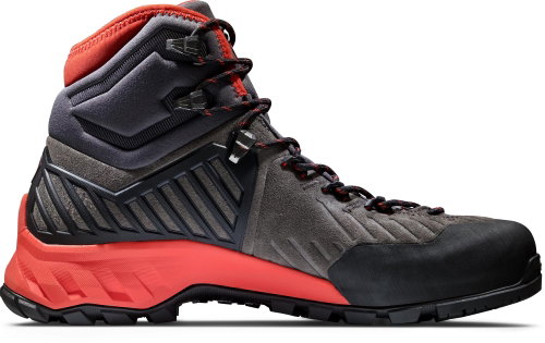 Mammut Alnasca Pro II Mid GTX® Women dark titanium-poinciana/gray EU 40,67 / 255 mm - Trekking Shoes - Main image