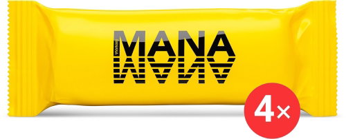 Mana Bar Mark 8, banana 4 x 50g - Protein Bar - Main image